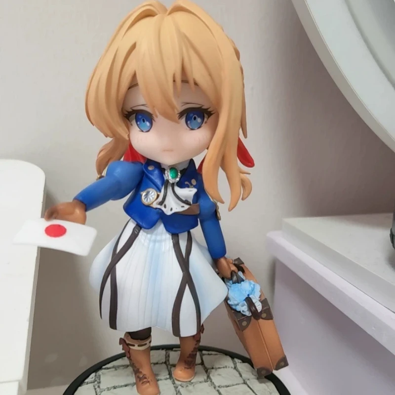 

SX Violet Evergarden Q Version Cute Chibi Figure Anime Peripheral Desktop PC Case Decor Collectible For Anime Fans Collection