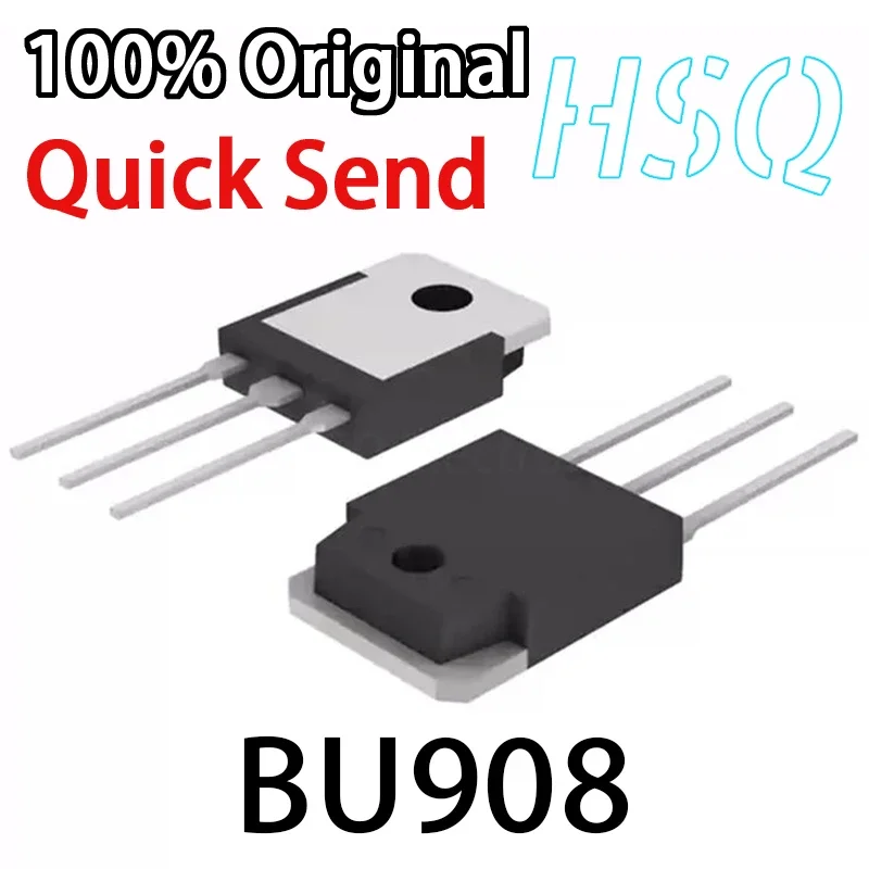 1PCS BU908 New Spot TO-3P 1500V 8A MOSFET