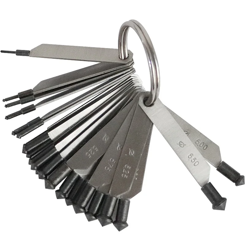 Wax-set Diamond Gauges Quickly Measure the Size of Inlaid Gemstones Jewelry Tools