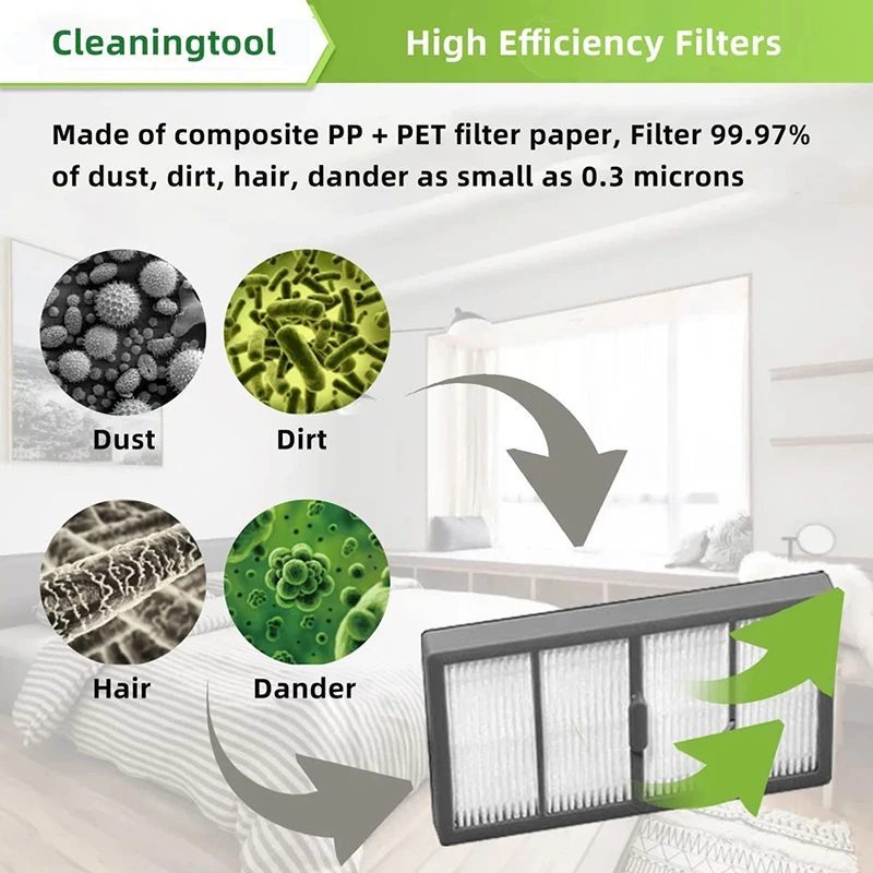 Saco de pó para eliminação de sujeira, filtro hepa, escova lateral principal do rolo para irobot roomba s9 9150 s9 + s9 + plus 9550, peças de aspirador de pó robô