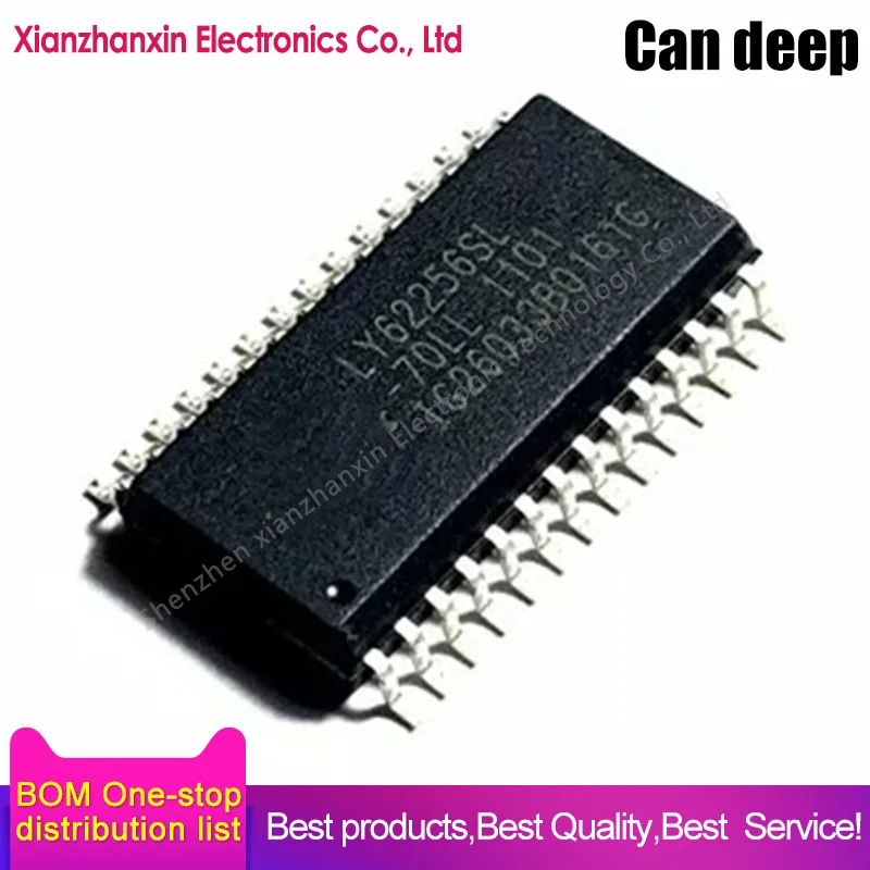 5PCS/LOT  LY62256SL LY62256SL-70LL SOP-28 Memory chip