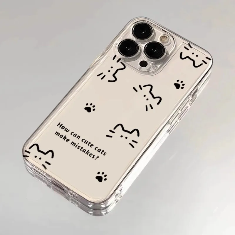 حافظة لهاتف آيفون 17 16 15 11 12 14 13 Pro Max Mini X XS XR 7 Plus SE Air 16E غطاء شفاف #3