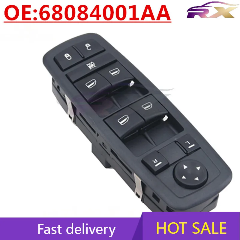 

OEM: 68084001AA Подходит для Dodge JOURNEY Jeep Cherokee Fiat 2011-2019 гг., переключатель стеклоподъемника