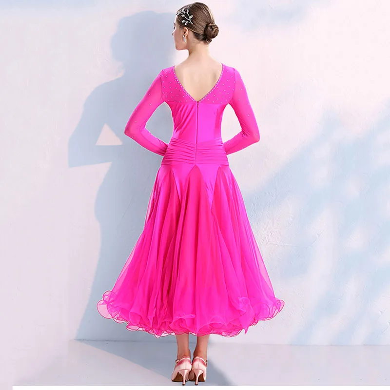 Elegant Ballroom Dance Dress National Standard Modern Competition Costume Big Swing Women Waltz Dacing Clothes Stage Wear