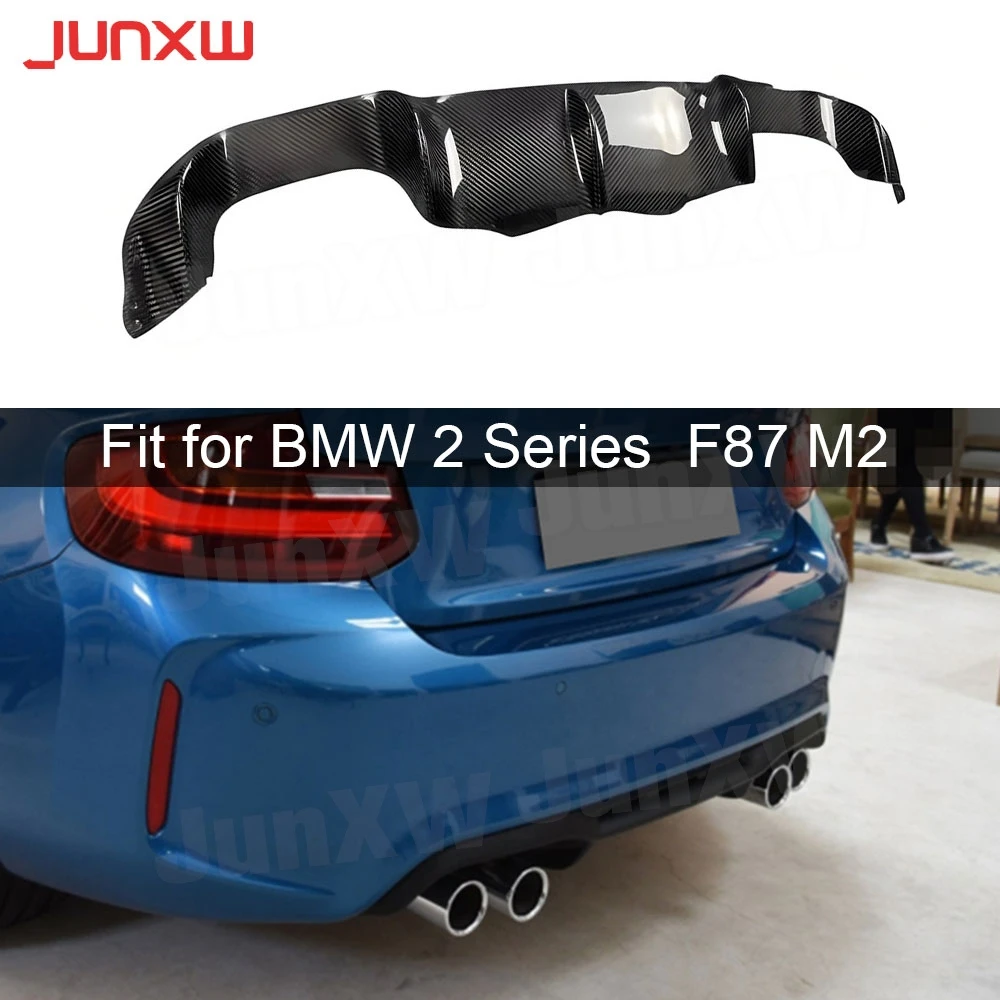 

Carbon Fiber Rear Bumper Spoiler Lip for BMW 2 Series F87 M2 2016-2018 FRP Rear Lip Diffuser Body Kits Car Accessories