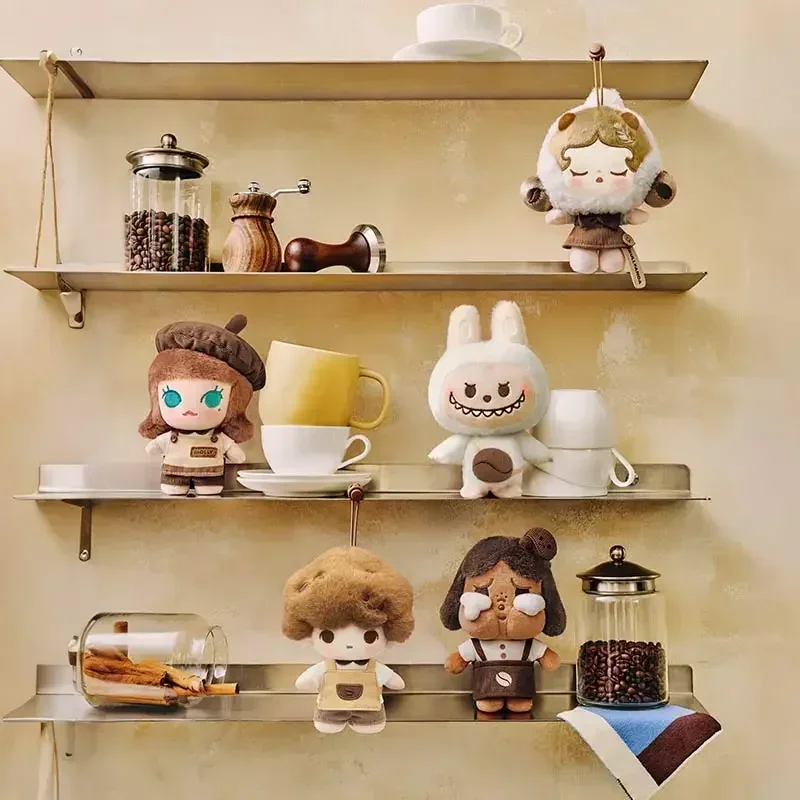 

Pop Mart Pop Bean Coffee Factory Series Blind Box Guess Bag Kawaii Toys Cute Doll Anime Figure Desktop Ornaments Gift Girl