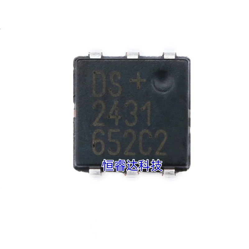 10pcs DS2431P+T&R TSOC6 DS 2431 P+T&R IC EEPROM 1KBIT 1WIRE 6TSOC DS2431P+ DS+2431 DS2431PTR DS2431 in stock