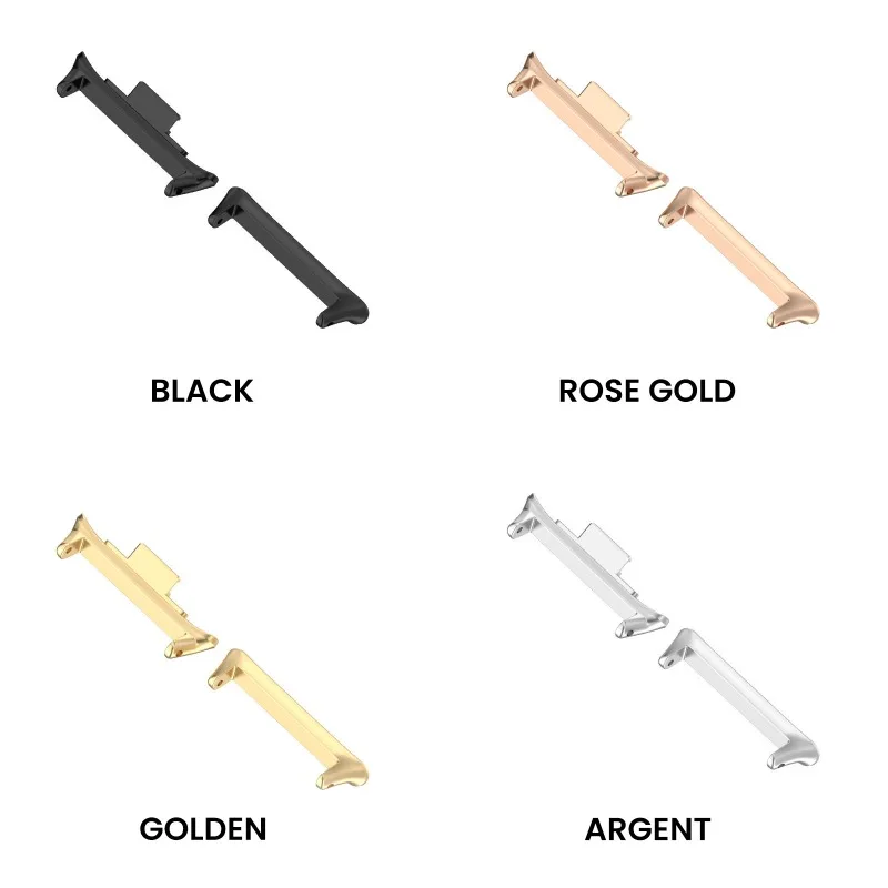 1Pair Adapter For Redmi Watch 4 Watchband Strap Connector Bracelet 316L Stainless Steel For Xiaomi Mi Band 8 Pro Accessories