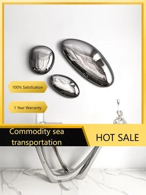 Nn Stainless steel water drop cobblestone mirror, wall decoration, soft decoration for hotel, restaurant, office, sofa, new