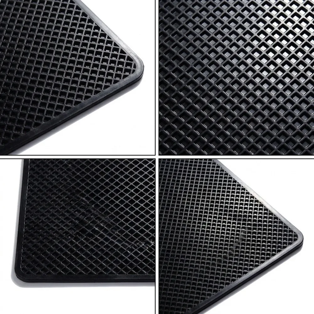 Anti-slip PVC Dashboard Mat for Car Interior Use with for gel Pad to Hold Phone Glasses Keys and Small Items Securely
