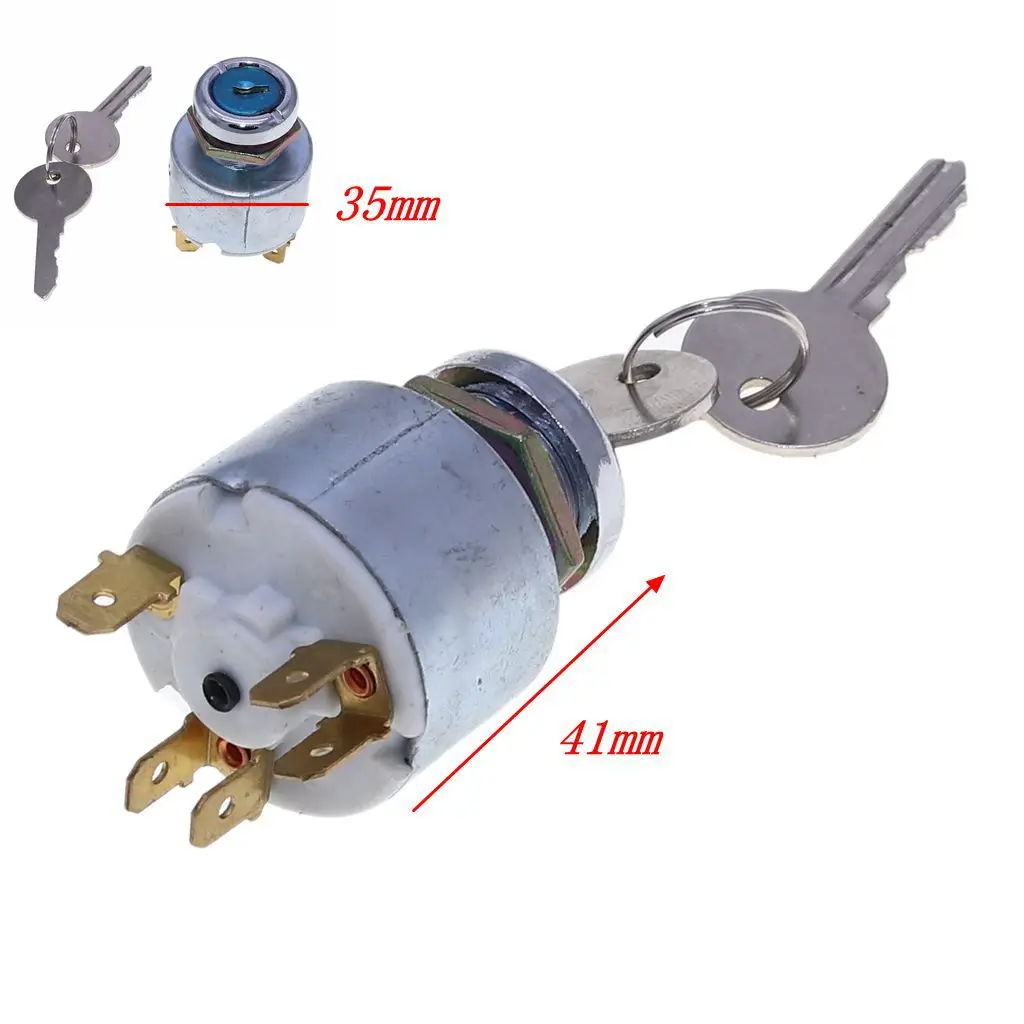 USERX Universal Motorcycle Battery Isolator Switch with Copper Contacts Battery Cut/Shut-Off Switch 12V 956827