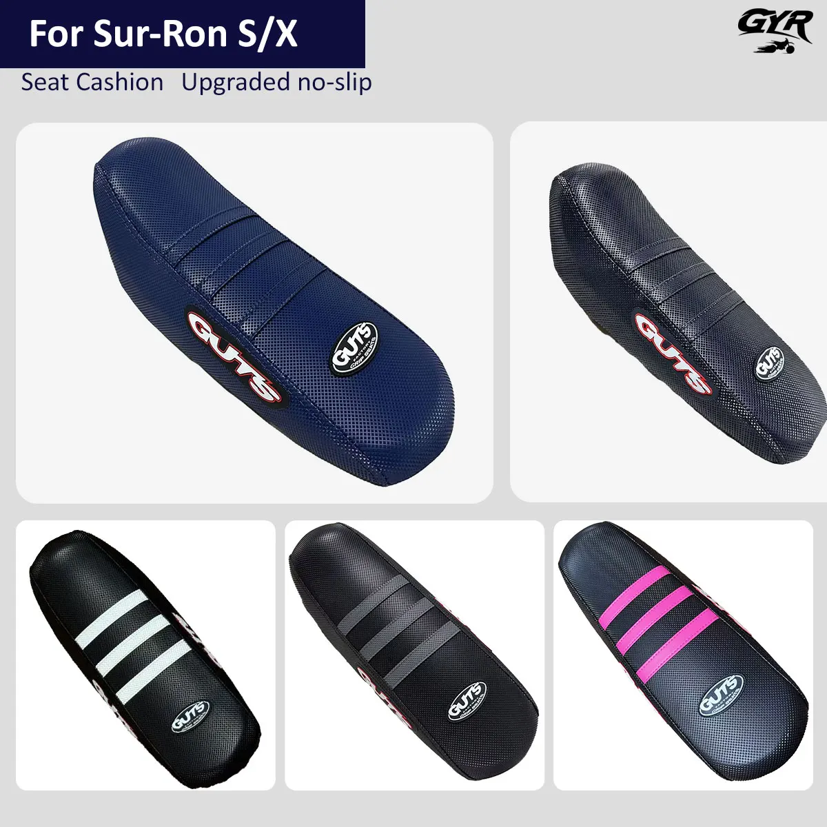 

GYR For Sur-Ron Lightbee Upgraded non-slip Rear Seat Cushion Surron Light Bee X S Off-Road Electric Vehicle E-Bike Motorcycle