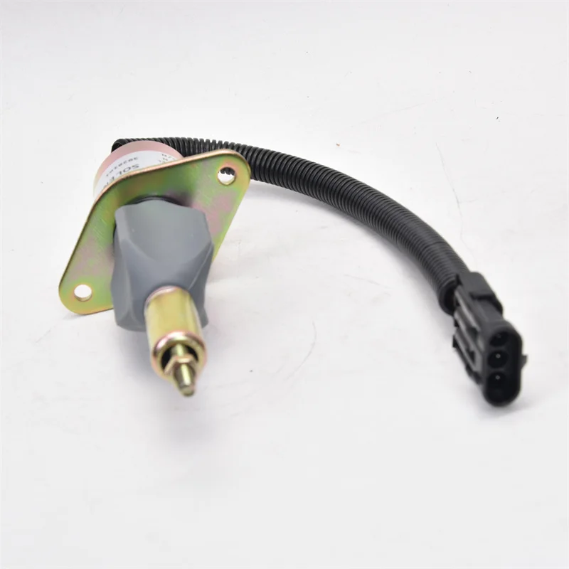 DC12V 24V 3928161 Genset Engine Fuel Shutdown Stop Solenoid Valve Flameout Fuel Cutting Valve Control Switch Generator Parts