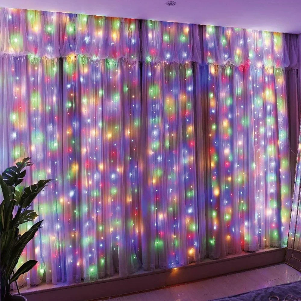 LED 커튼 조명 스트링, 웨딩 장식용, 배터리 작동, - String Curtain Light 리뷰 및 가격