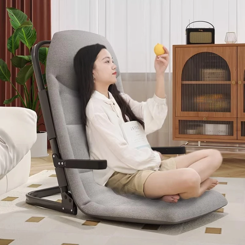 Folding Recliner Chair Backrest Support Cushion Adjustable Bed Rest Pillow Lounge Chair for Elderly Patients Home Care Nursing