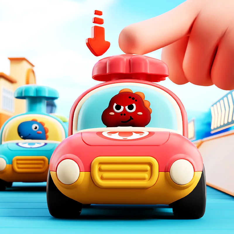 1 stücke Kinder Cartoon Mini Nette Presse Auto Spielzeug Für Jungen Und Mädchen Trägheit Zurückziehen Auto Kreative Kinder Pädagogisches spielzeug