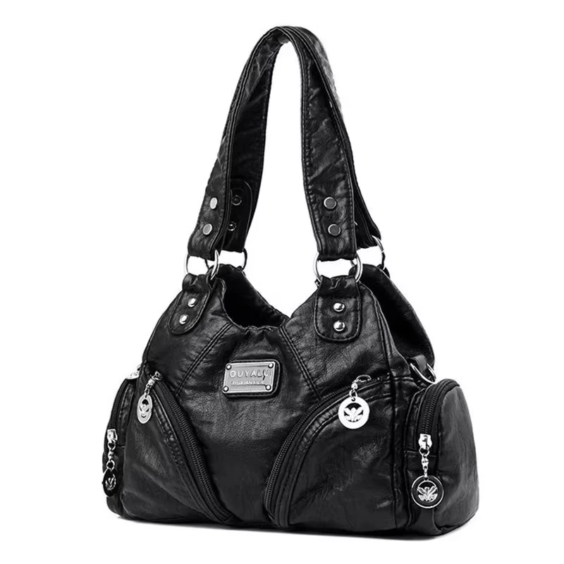 

Y2K Motorcycle Bag Women's PU Leather Crossbody Bag Retro Luxury Handbag Fashion Motorcycle Bag Brand Fashion Crossbody Bag