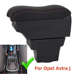 Car Armrest Box for Opel Astra J 2012 2013 2014 2015 2016 2017 2018 2019 2020 2021 2022 Central Console Armrest Storage Box USB