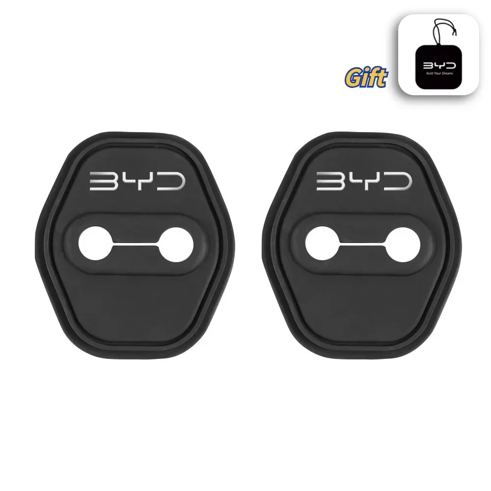 Silicone Car Door Lock Cover Stickers 4pcs/2pcs for BYD Atto3 Yuan Plus Sealion 7 Dolphin Surf Dolphin Shark Seal Song Seal EV