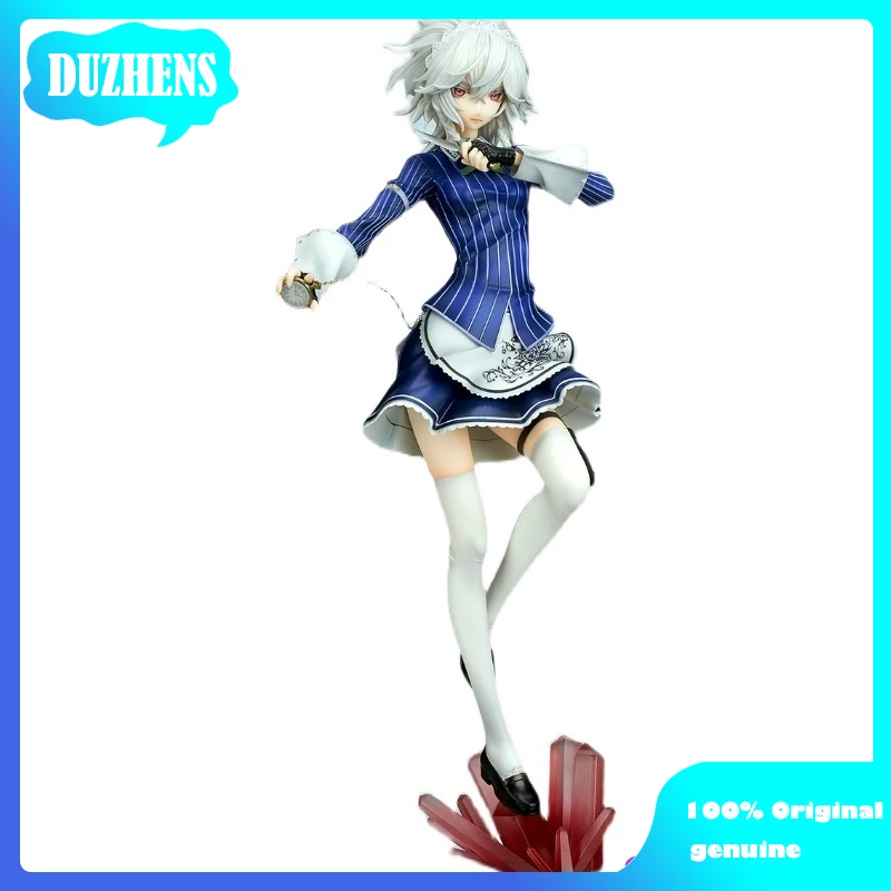 100% Original: Anime Touhou Project Izayoi Sakuya 23cm PVC Action Figure Anime Figure Model Toys Figure Collection Doll Gift