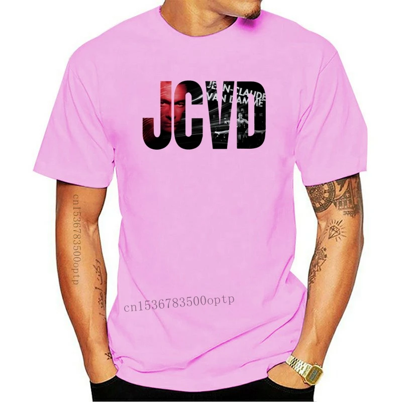 JCVD Logo Jean Claude Van Damme White T Shirt Top - Mens And Kids Sizes