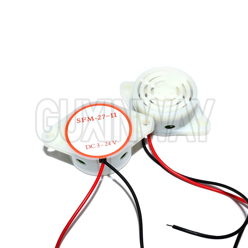 2pcs/4pcs Intermittent Beep High-decibel DC 3-24V 12V Buzzer SFM-27 Active Buzzer Beep Alarm 95DB 3015, for Arduino
