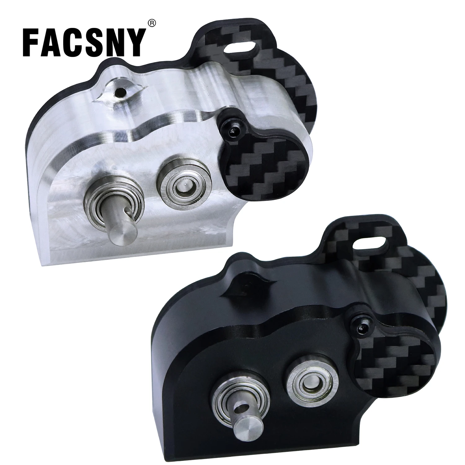 48 Pitch Ultralight Portal LCG Transmission Gearbox With Slipper Pad For 1/10 Cheater Rigs Capra SCX10 III AR45 Axle DIY Chassis