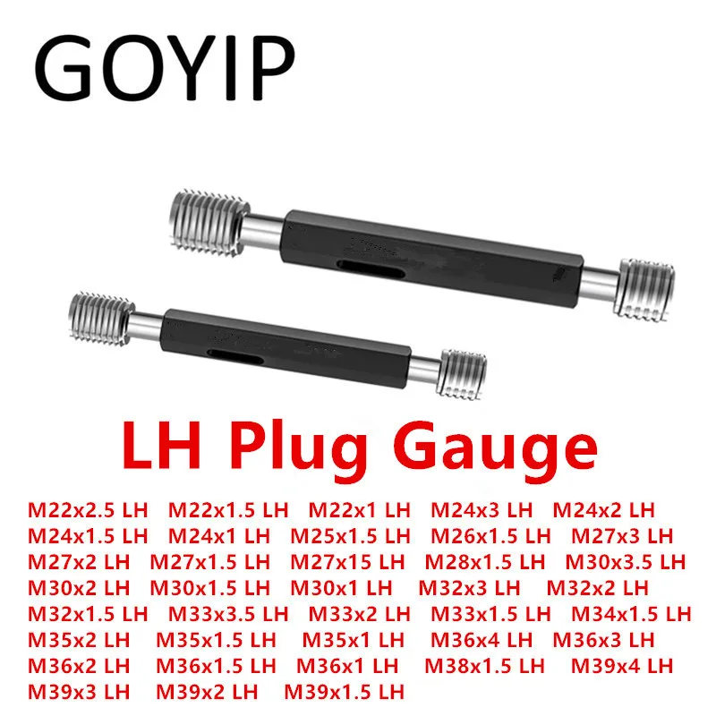 

M22 M24 M26 M28 M30 M34 M36 M38 M39 6H LH Metric Thread Plug Gauge GO NO GO Left Hand Gage Support Customized