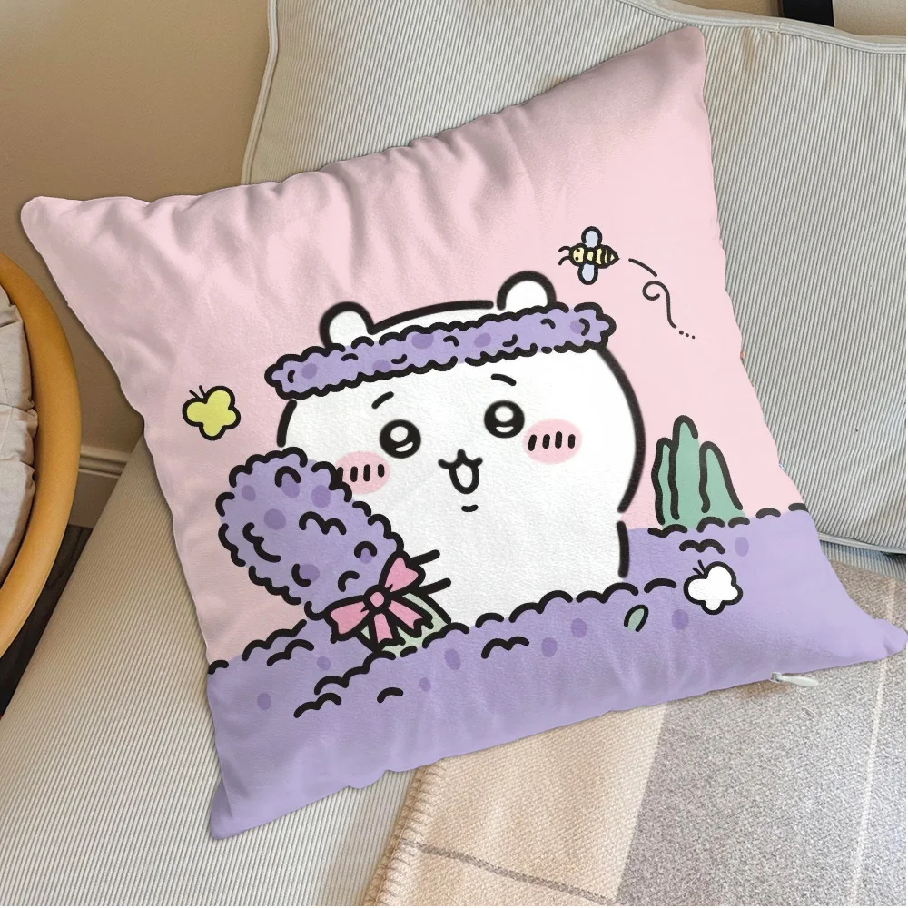 

Kawaii C-Chiikawa Home and Decoration Living Room Christmas Pillowcase Decorative Cushions Cover for Sofa Pillowcase Decor 40x40