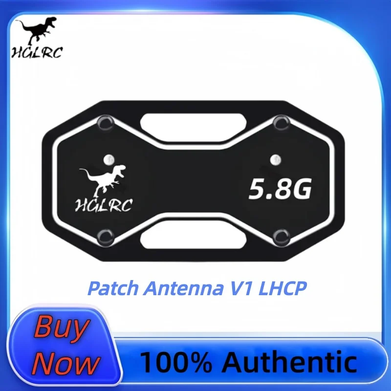 HGLRC Patch Antenna V1 LHCP 9.0dBi Directional PCB Antenna SMA Male Connector for FPV RC Drone PCB Antenna Parts