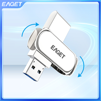 Eaget Mini USB Pen Drive USB Flash Drive USB 3.2 100Mbs Speed 32G 64G 128G 256G USB Memory Stick for Laptop Tablet Pendrive