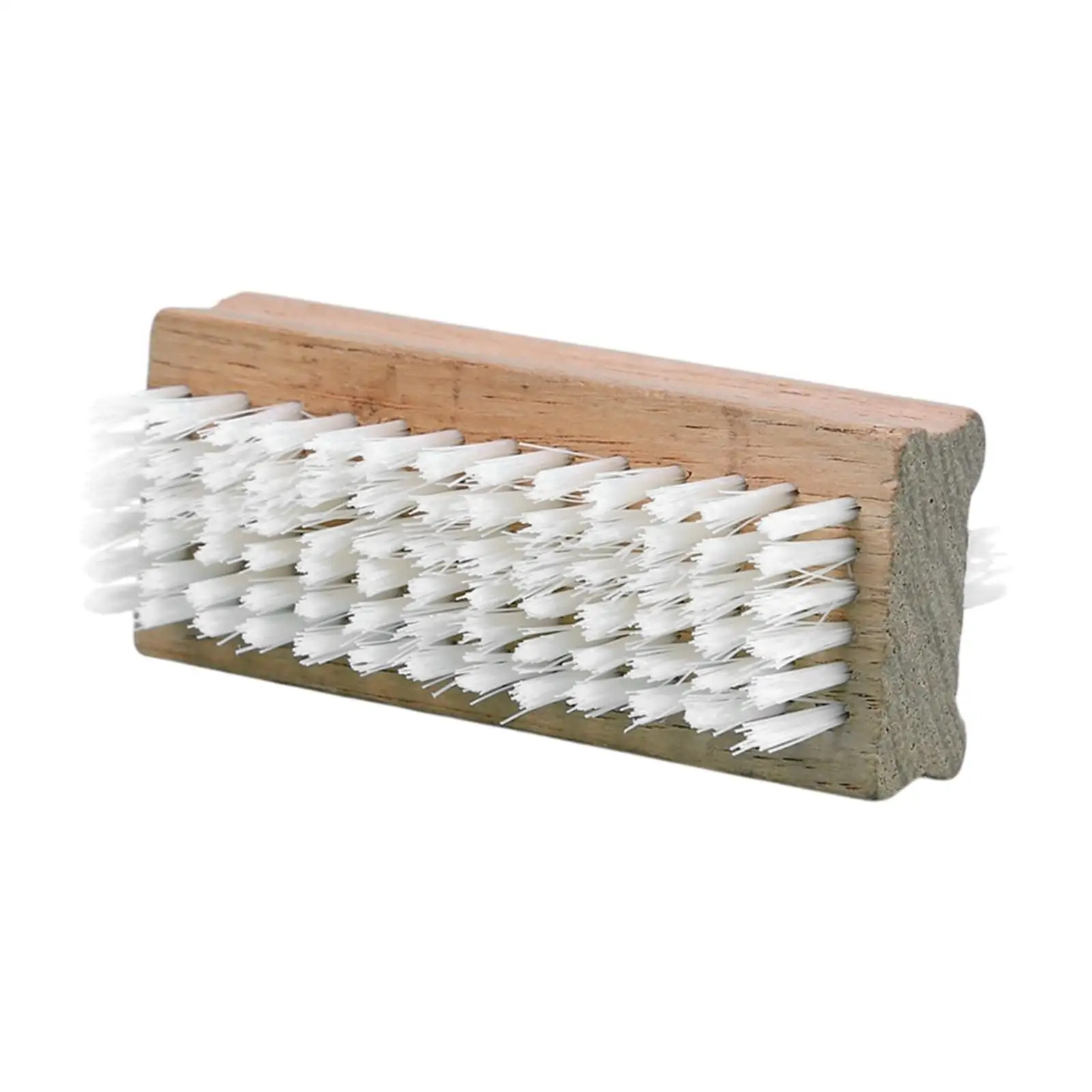 Wooden Nail Scrubber Brush Two Sided Compact Hand Cleaning Brush with Premium Bristles for Nail Cleaning Practice