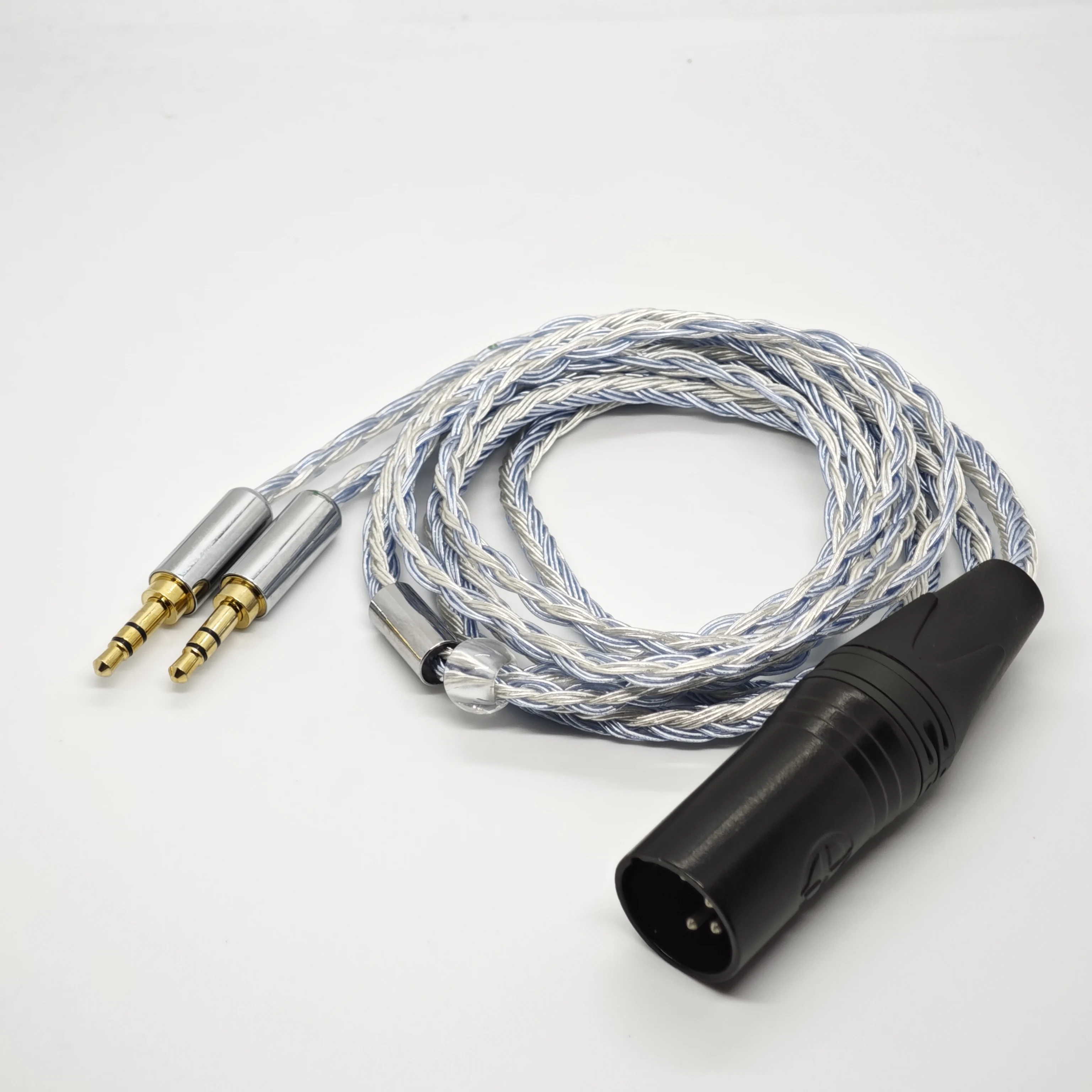 for HIFIMAN Edition XS ANANDA HE400 D5200 T1 T5P Z7 4pin XLR cable 3.5 2.5 4.4 balance 6.5 24 cores OCC Silver plating Upgrade