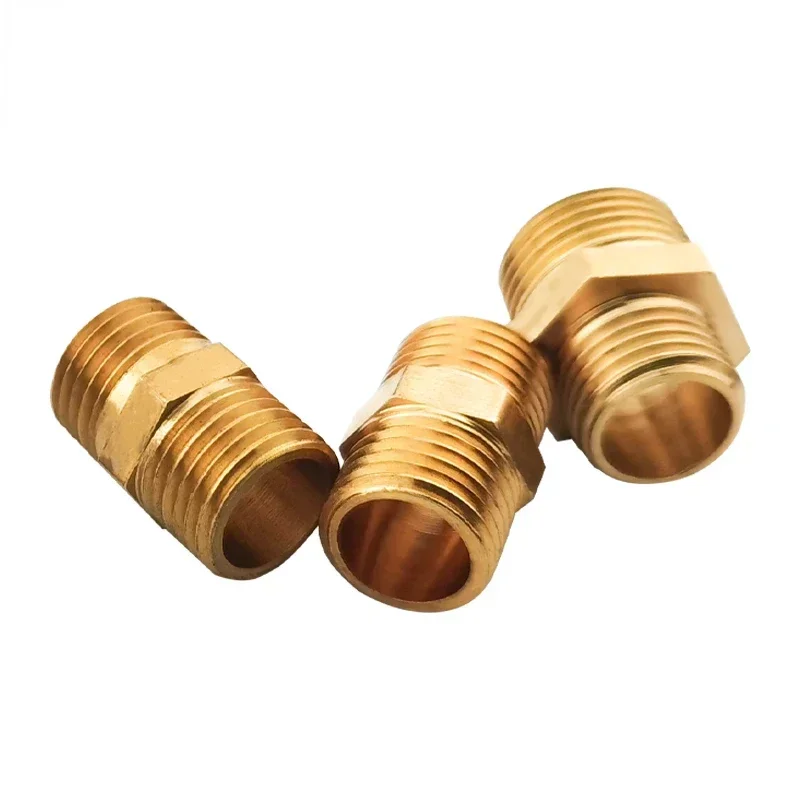 النحاس الأنابيب عرافة الحلمة المناسب مقرنة سريعة محول 1/8 1/4 3/8 1/2 3/4 1 ذكر إلى ذكر الموضوع سميكة اذع الشحوم التوصيل السريع #4