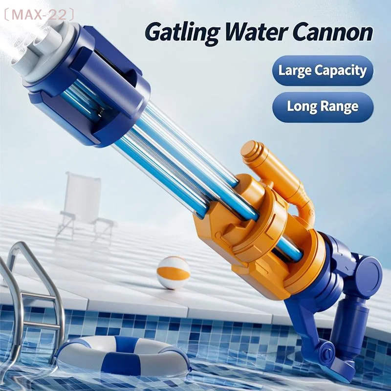 〔MAX-22〕Gatling Water  Pull Out Water Soaker Blaster For Pool Beach Summer Outdoor Water Toy For Boys Adult Gifts