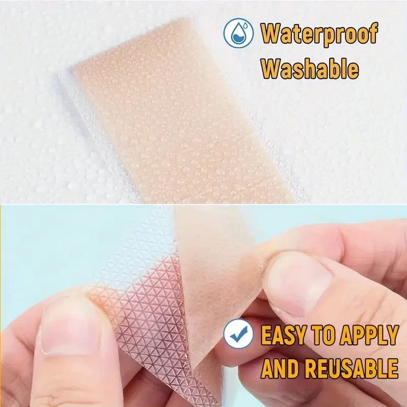 4*15cm Wodemate Ultra-Thin Silicone Lace Tape for Wigs - Non-Slip, Waterproof, Breathable Hair Extension & Knots Healer