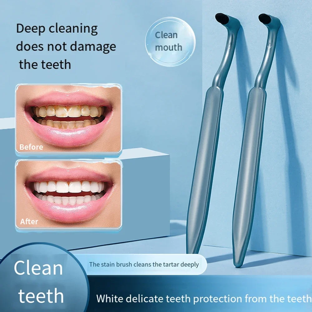 1/2/3/5pcs Interdental Brush Tooth Stain Deep Cleaning Brushes Teeth Whitening Tooth Tartar/Tea/Smoke Stains Removal Oral Care
