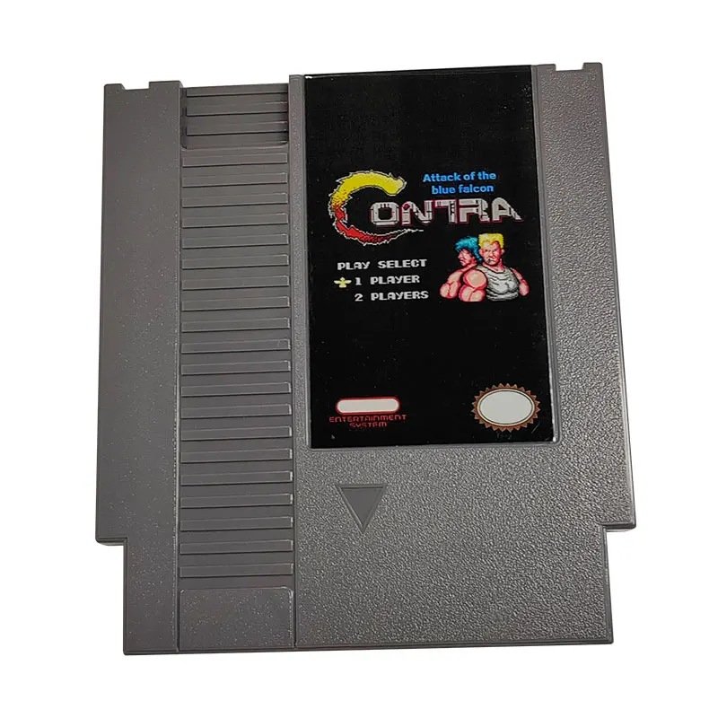 Contra Attack of the blue falcon 72 pins Game Cartridge For 8 Bit NES NTSC and PAl Video Game Console