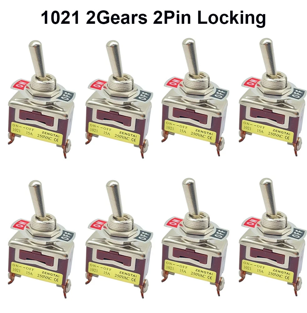 

1 шт. тумблер, коромысло, встряхивающая головка, переключение передач, 2 передачи, 2 контакта, замок 12 мм E-TEN1021 15A 150 В переменного тока