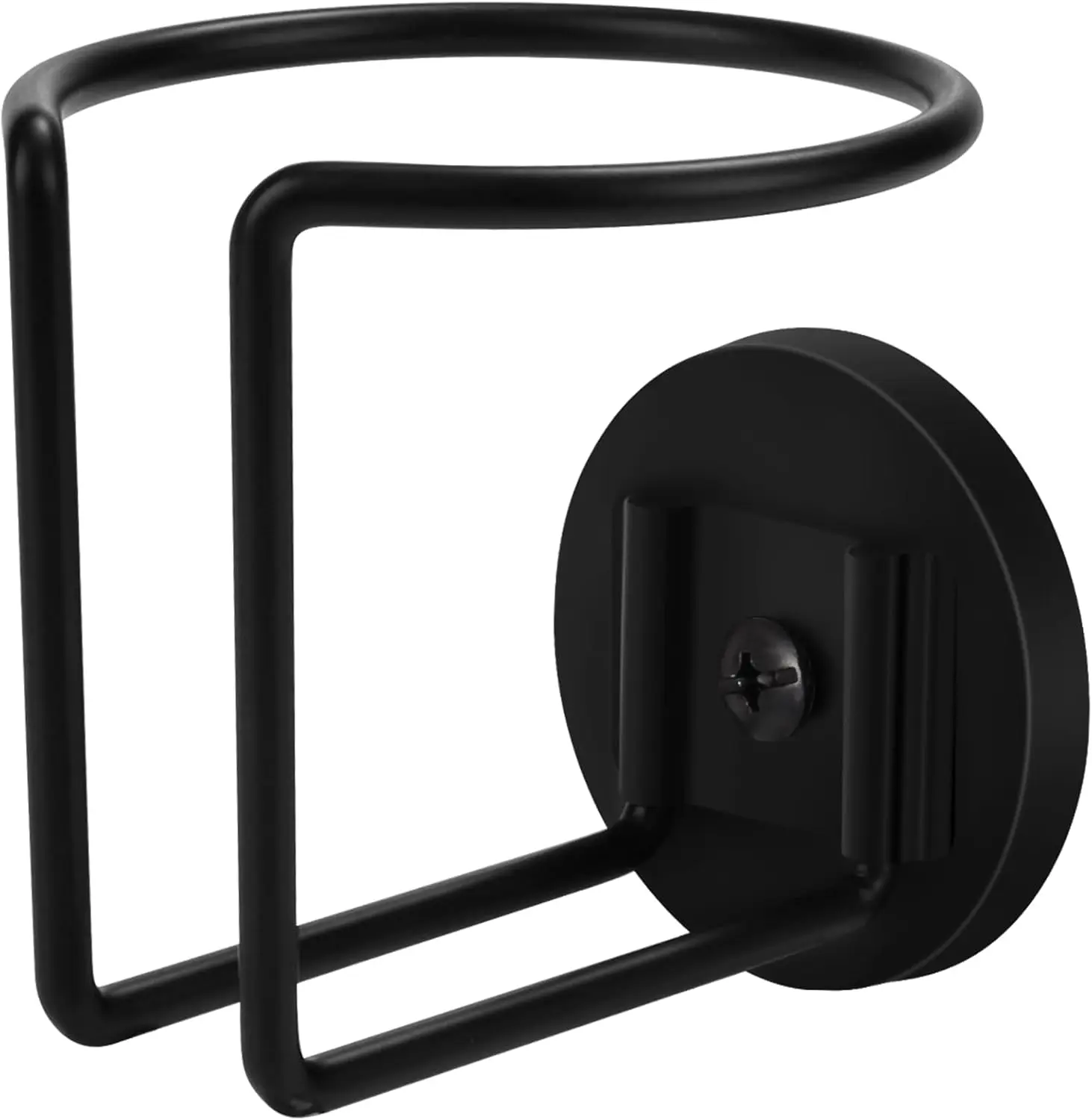 Magnetic Cup Holder, Stainless Steel Drink Caddy for Tractor Truck Bus Refrigerator, Magnet Can Holder on Metal Surface (1 Pack)