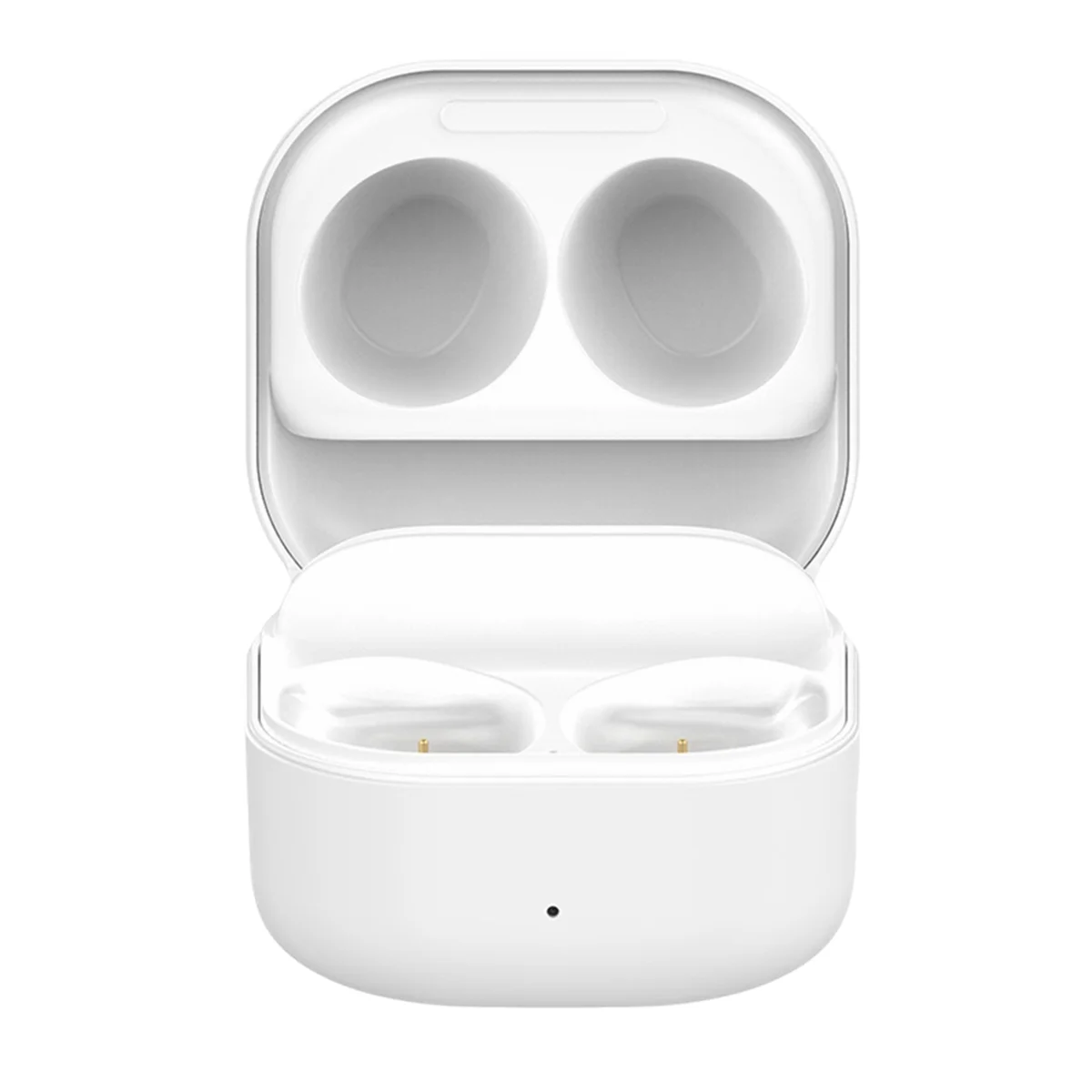 A14M Kotak Pengisi Daya Earphone Portabel Galaxy Buds FE Casing Pengisi Daya Pengganti Kotak Pengisi Daya Headphone Bluetooth Putih