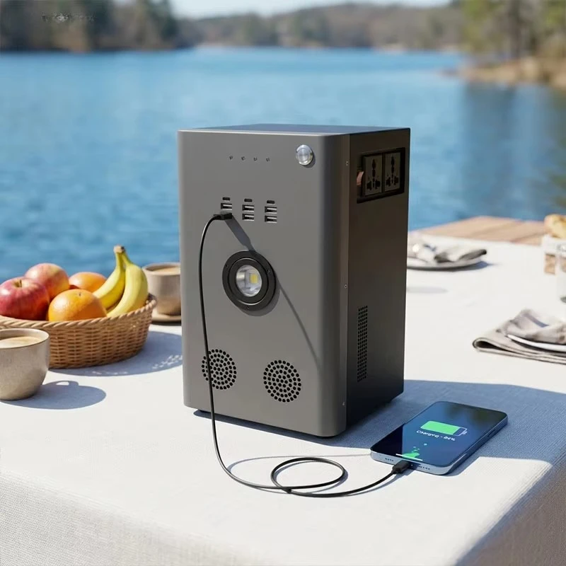 Outdoor 500w 1000W Lifepo4 Lithium Battery Camping Solar Generator Portable Power Station All in One 24v Power Generator