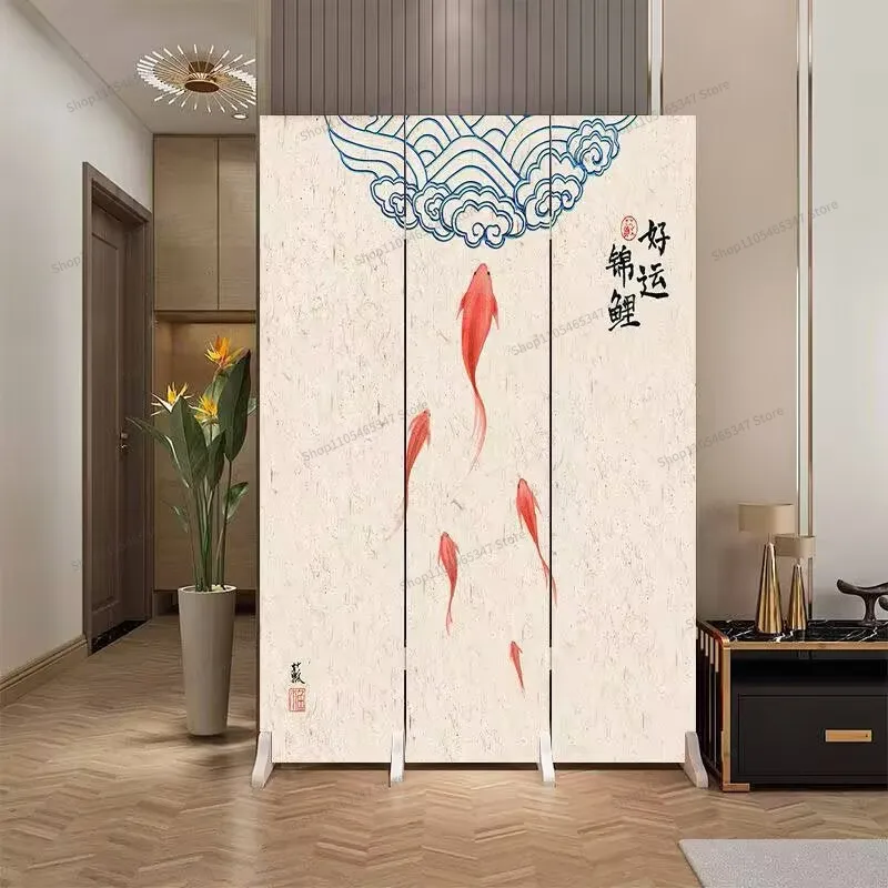 For Screen Partition, Living Room, Bedroom Entry, Facing The Door, Folding Mobile Entrance To Block Home Use