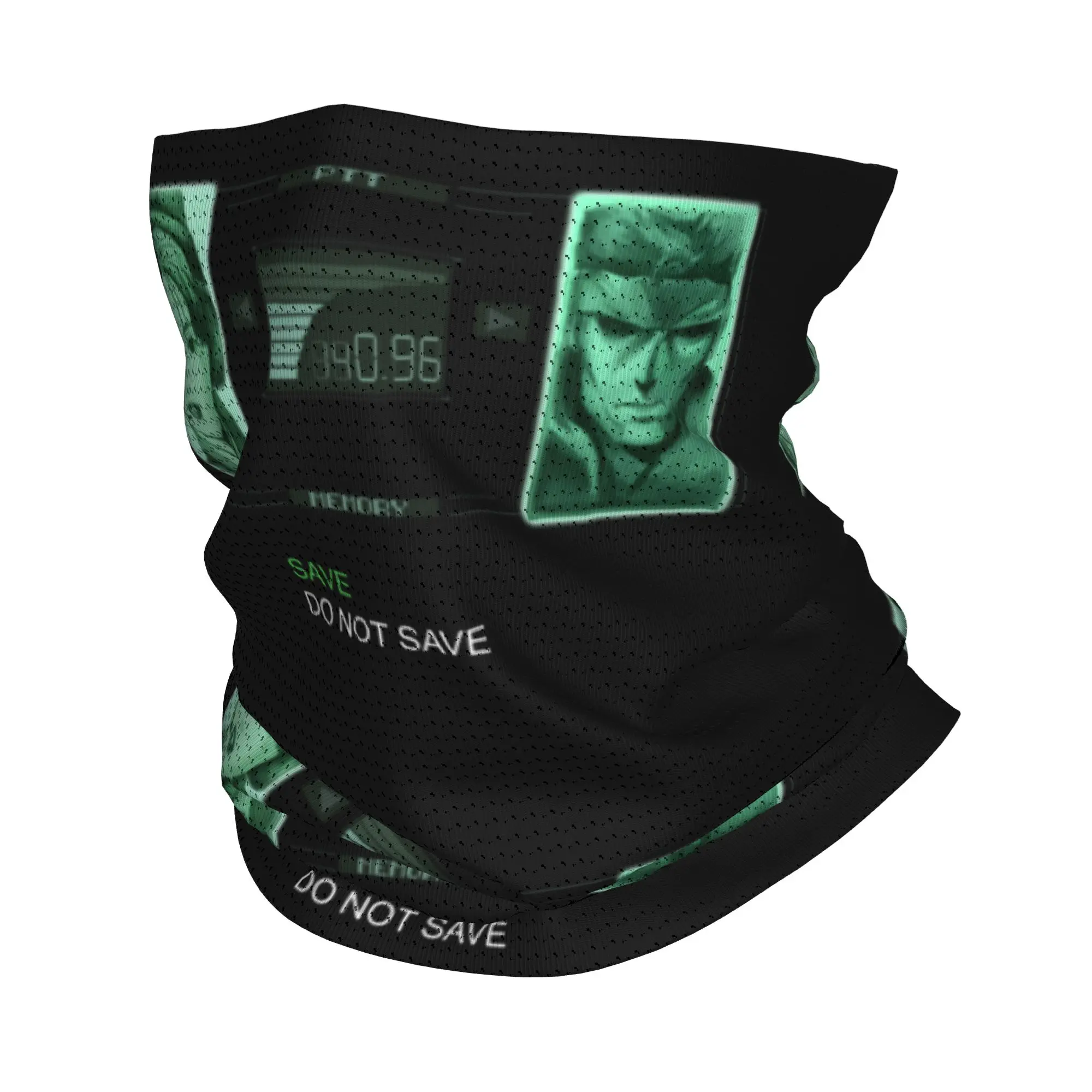 

Custom Metal Gear Solid Codec Bandana Neck Gaiter for Hiking Running Men Women Wrap Scarf Video Game Lover Balaclava Warmer