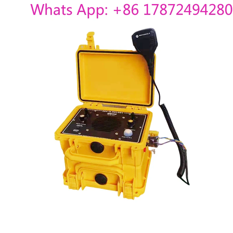 Commercial Diving Equipment Underwater Scuba Diving Communication Box Radio System with Audio Input and Output