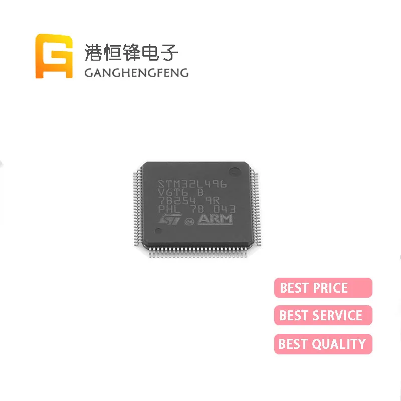 New Packaging STM32L496RGT6 LQFP64 STM32L496VGT6 QFP100 STM32L496ZGT6 LQFP144 IC MCU 32BIT 1MB FLASH