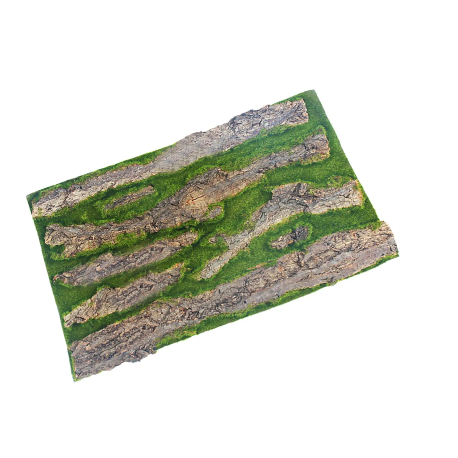3D Aquarium Background Board Simulated Bark Moss Effect Decorative Fish Tank Reptile Tank Background for Terrarium