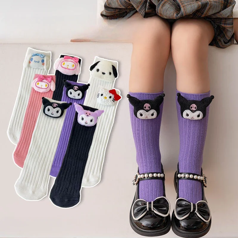 

Kuroko's Basketball Theme Kids' Cartoon Cotton Leg Socks, Cute Stuffed Toy Design Socks for Toddlers, High Tube Cotton Socks