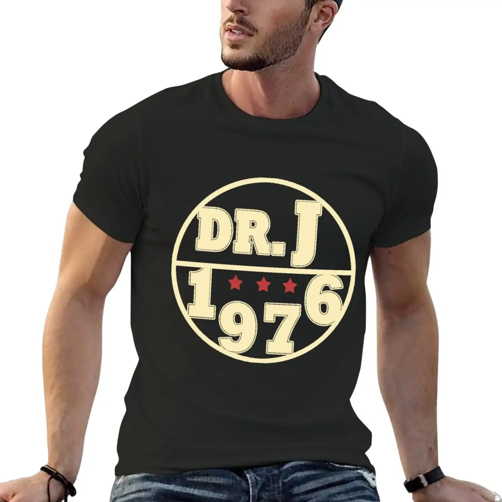 

Dr. J 1976 T-Shirt anime figures customs blue archive cheap stuff mens plain t shirts