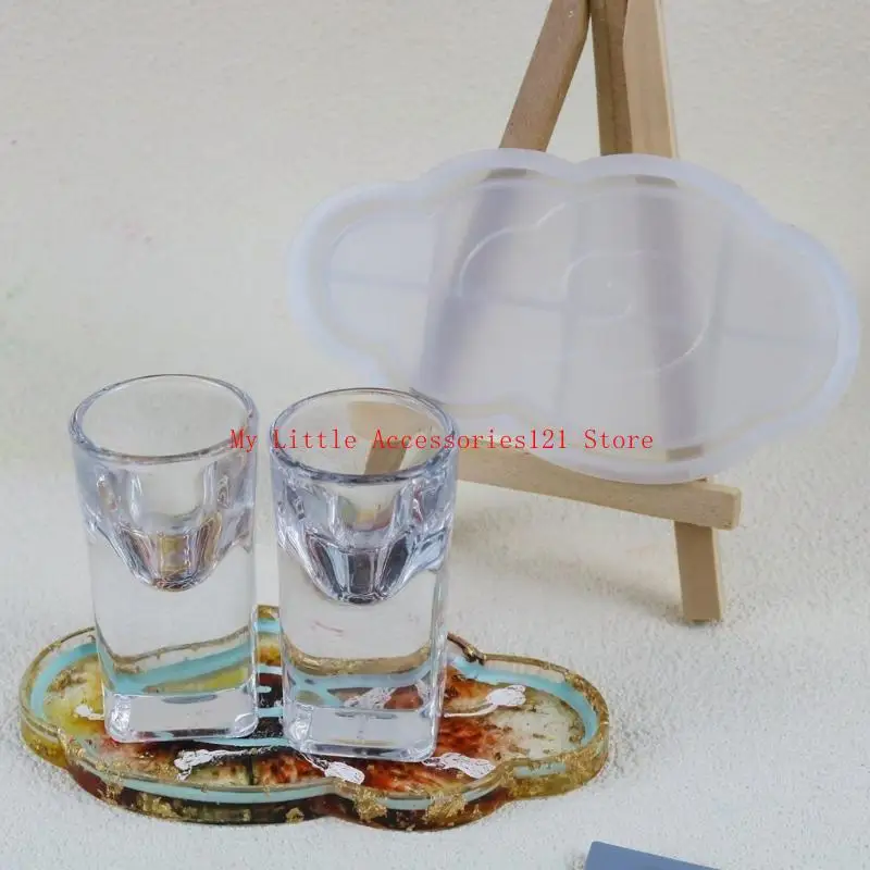 

DIY Tray Container Mold Cloud Tray Mold for DIY Plate Home Decorations